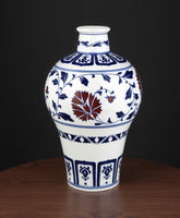 Blue-and-White Doucai Meiping Vase