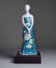 Nie Lei Master Porcelain Sculpture "Summer"