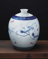 "Shrimp Delight" Small-Mouth Vase