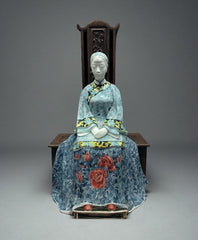 Porcelain Sculpture "Gentle Lady" by Master Nie Lei