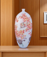 "Autumn Whispers" Small-Mouth Vase