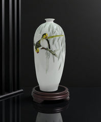 "Willow Shade" Small-Mouth Vase Decoration