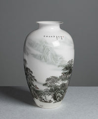 "Clouds Deep Enough to Build a Cottage" Vase