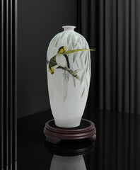 "Willow Shade" Small-Mouth Vase Decoration