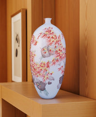 "Autumn Whispers" Small-Mouth Vase