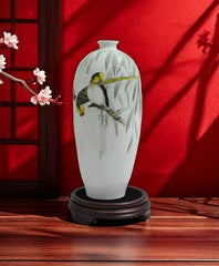 "Willow Shade" Small-Mouth Vase Decoration