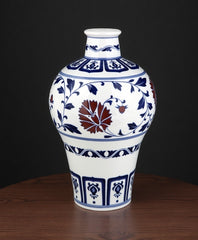 Blue-and-White Doucai Meiping Vase