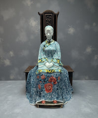 Porcelain Sculpture "Gentle Lady" by Master Nie Lei