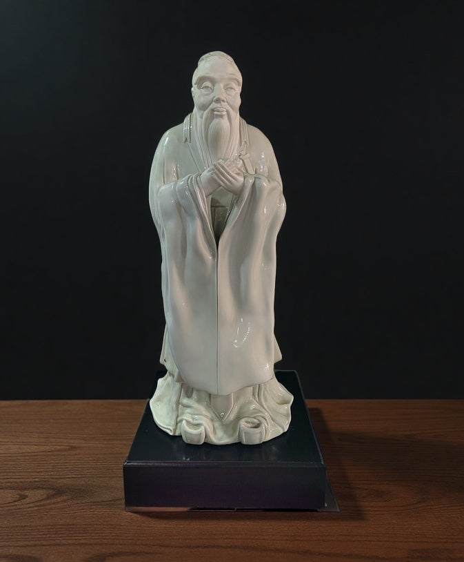 Nie Lei Master Porcelain Sculpture【Confucius】