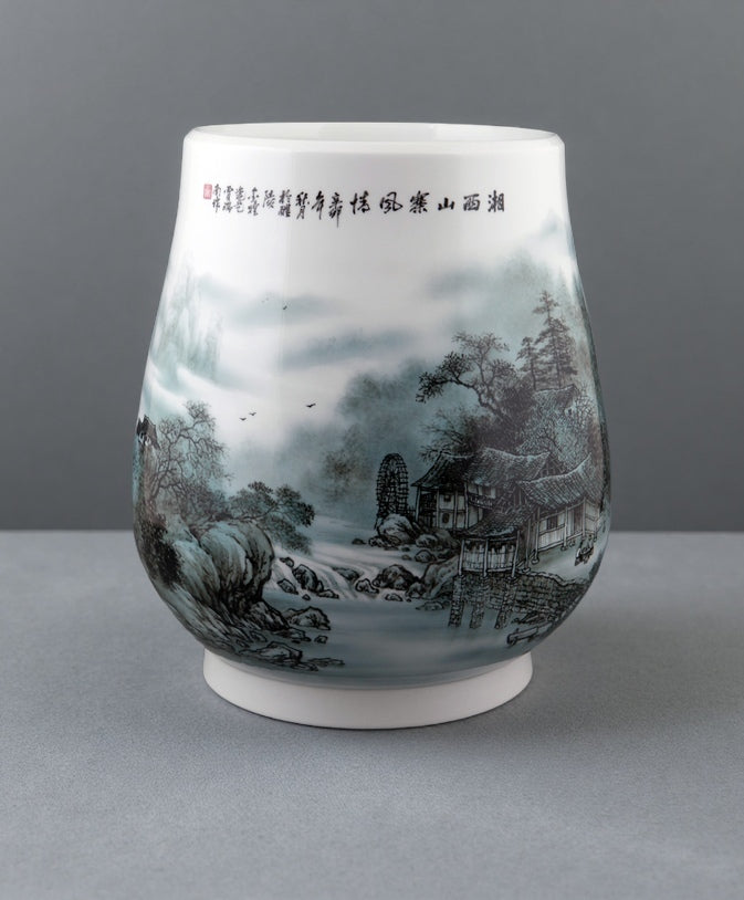 "Xiangxi Mountain Village Scenery" Vase Decoration