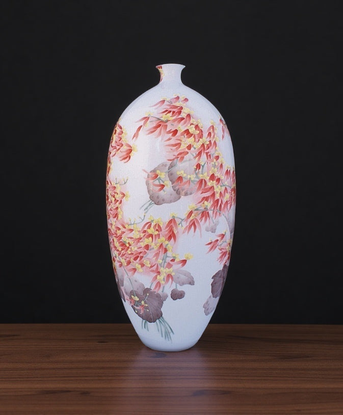 "Autumn Whispers" Small-Mouth Vase