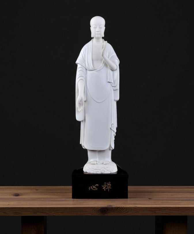 Porcelain Sculpture “Chan Xin” by Master Nie Lei