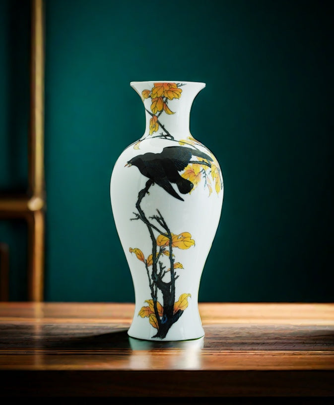 "Sweet Melody on the Branches"  Vase