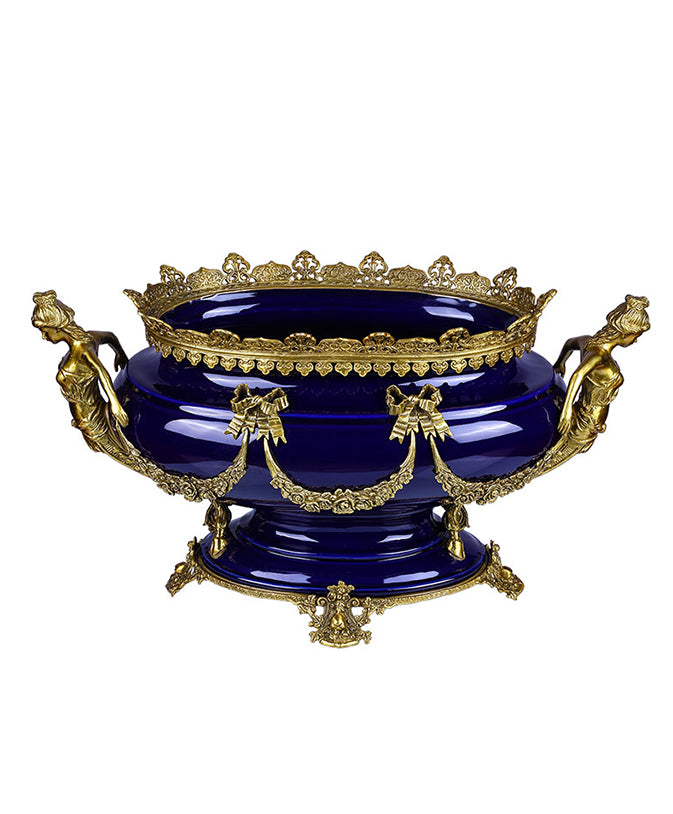 Sapphire Blue Fruit Bowl