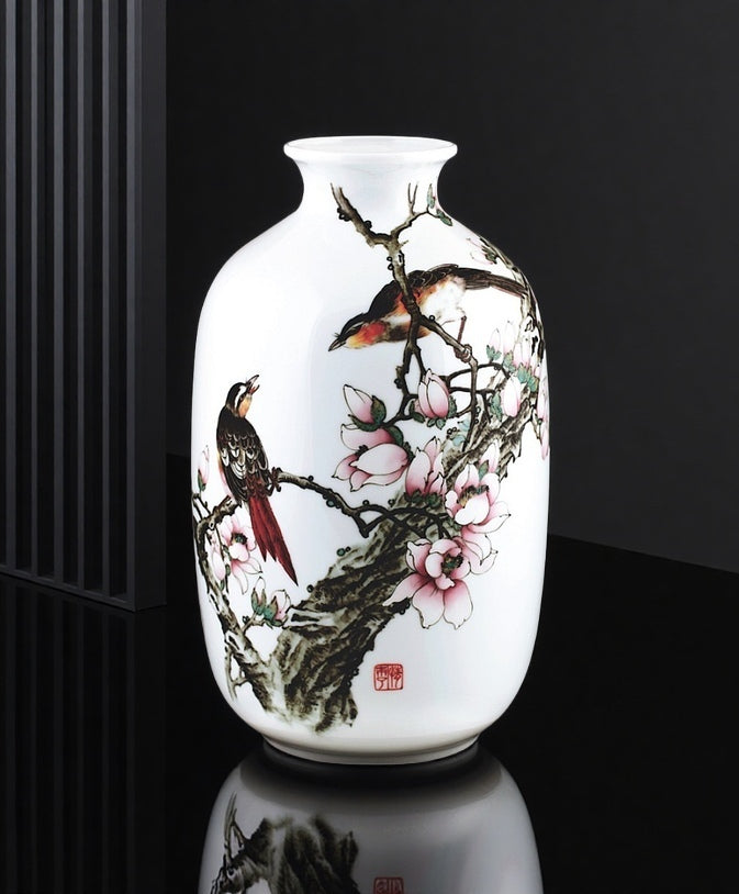 "Abundance of Gold and Jade" Vase