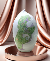 [Blooming Alphabet Series No. 05] Ceramic Ornament