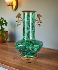 Malachite Green Decorative Vase