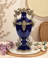 Sapphire Blue  Angel Vase