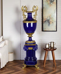 Sapphire Blue Royal Decorative Vase