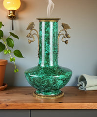 Malachite Green Decorative Vase
