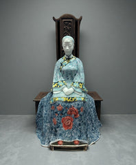 Porcelain Sculpture "Gentle Lady" by Master Nie Lei