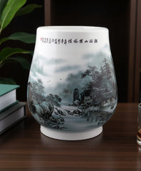 "Xiangxi Mountain Village Scenery" Vase Decoration