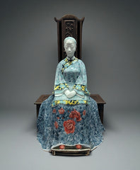 Porcelain Sculpture "Gentle Lady" by Master Nie Lei