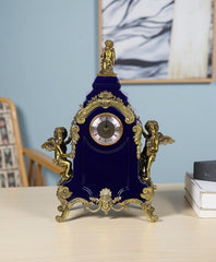 Sapphire Blue Angel Mantel Clock