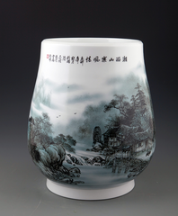 "Xiangxi Mountain Village Scenery" Vase Decoration